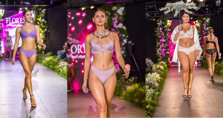 Deslumbrante Fashion Show de Flores: sensualidad y belleza en la pasarela