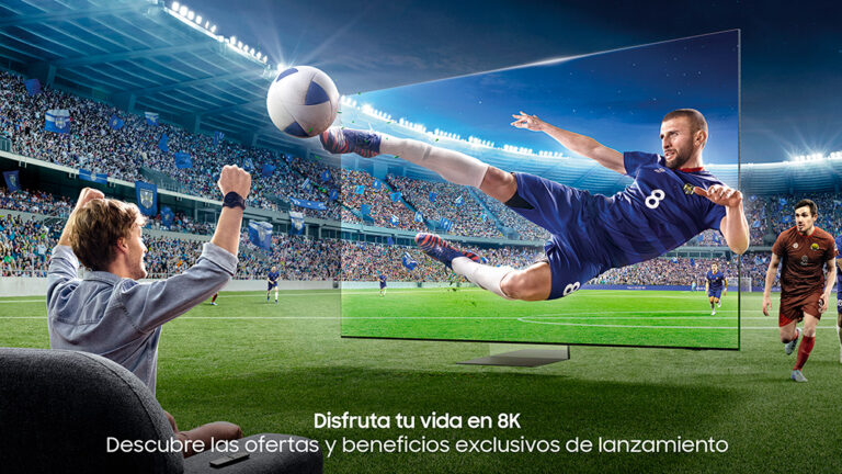 Mira los partidos de fútbol con más fluidez en Neo QLED 8K