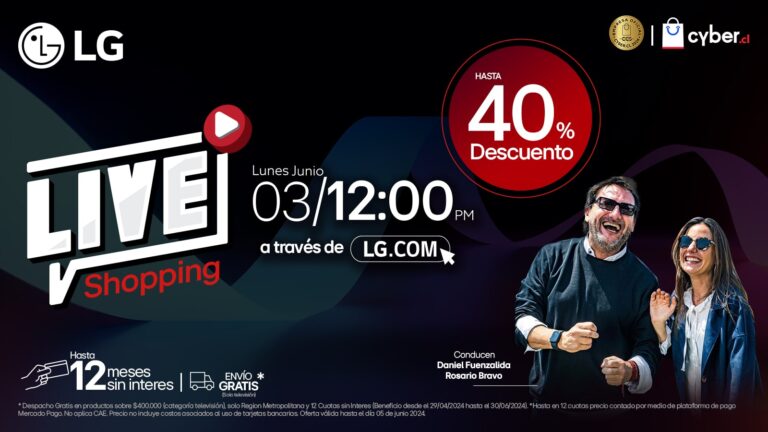 Cyber Day 2024: LG entrega hasta un 40% de descuento en televisores y línea blanca