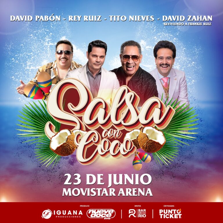 Festival “Salsa con Coco” presenta una noche de estrellas en el Movistar Arena