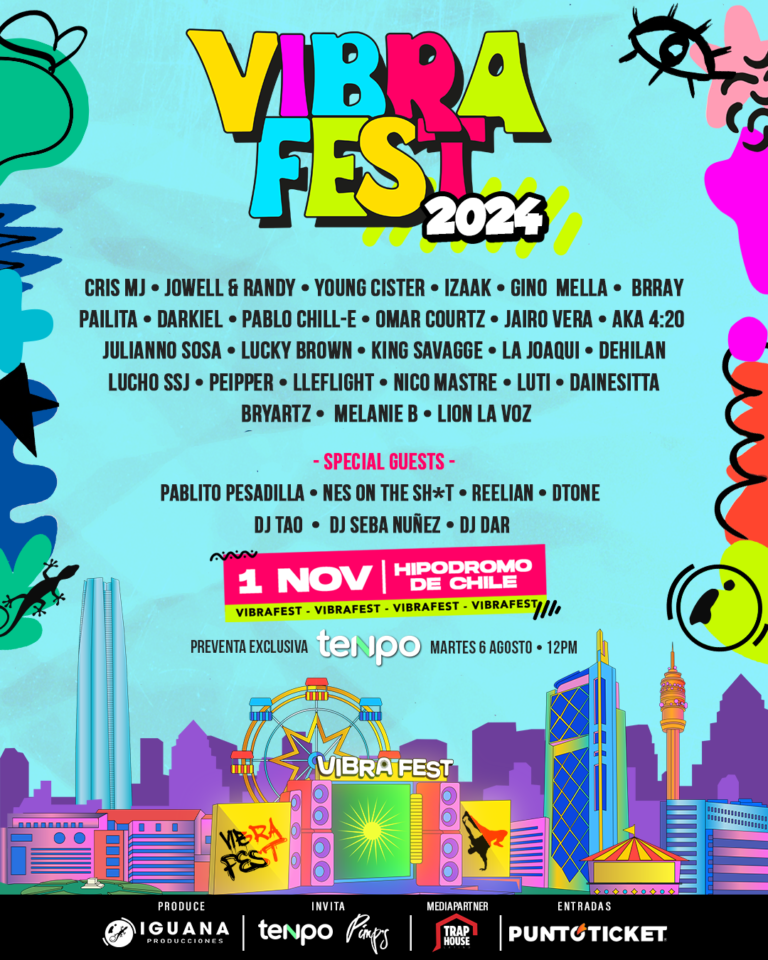 ¡Prepárate para el Vibra Fest 2024: El Festival Urbano Más Grande de Chile!
