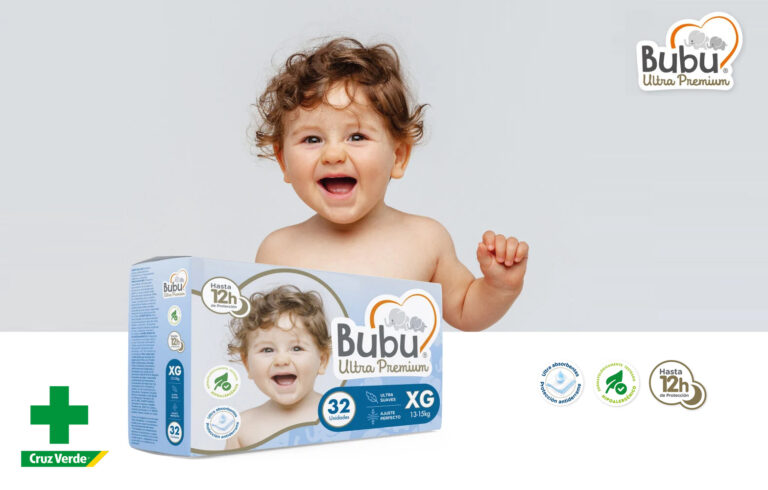 Bubu, la marca para el cuidado de bebes, lanza su línea ultra premium de pañales