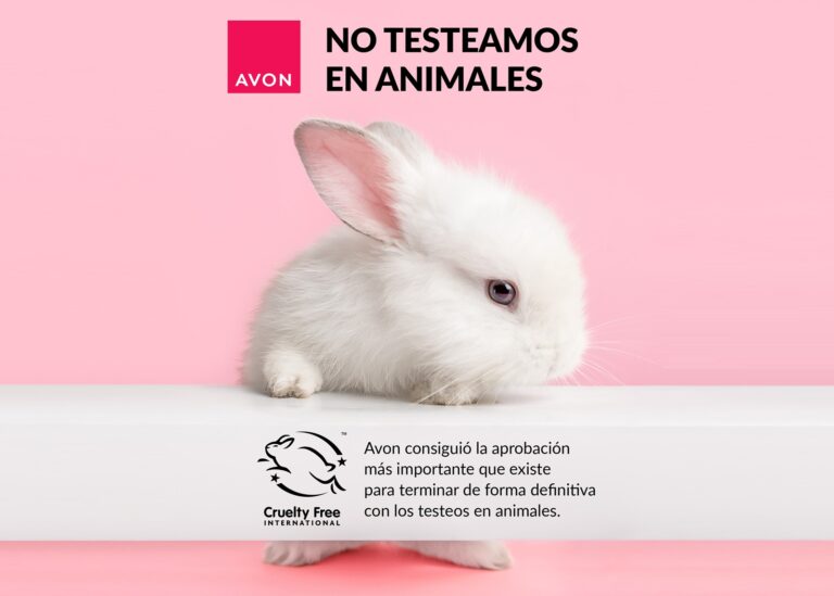 Avon certifica sus líneas cosméticas con Leaping Bunny de Cruelty Free International