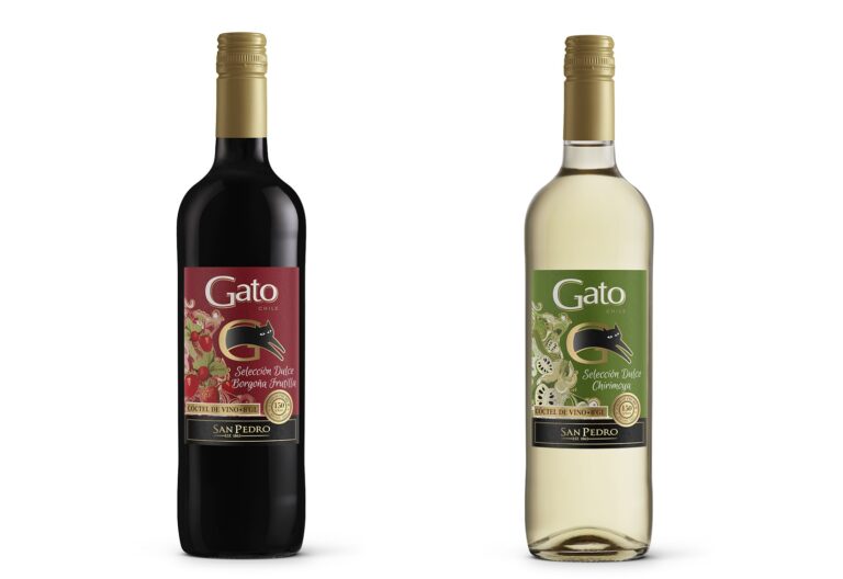 Celebra con los nuevos cócteles de vino Gato Selección Dulce: Borgoña Frutilla y Chirimoya