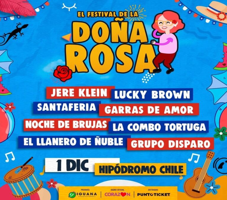 El Festival de la Doña Rosa llega cargado de cumbia y música urbana. ¿Qué artistas se presentan, cuándo es y venta de entradas?