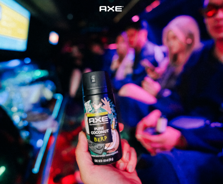 Axe encendió fiesta BNN con el lanzamiento de su drops limitado Axe Coco by BZRP