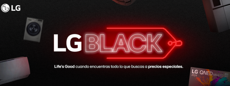 LG Black: descuentos de hasta 50% en lo mejor de la tecnología