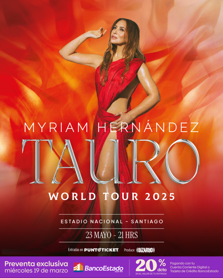 Myriam Hernández la icónica baladista de América se transforma en la primera chilena en realizar un show en Estadio Nacional