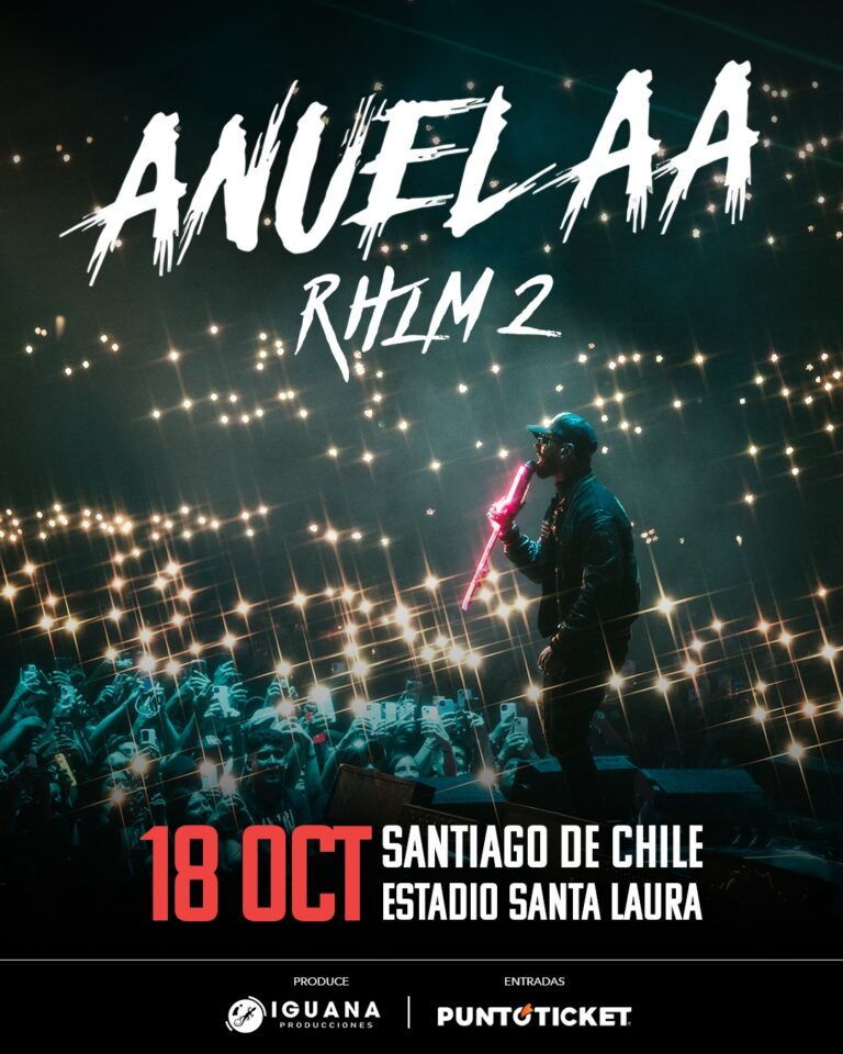 ¡Ya Comenzó! Preventa de Anuel AA en Chile para “Real Hasta la Muerte” En el estadio Santa Laura
