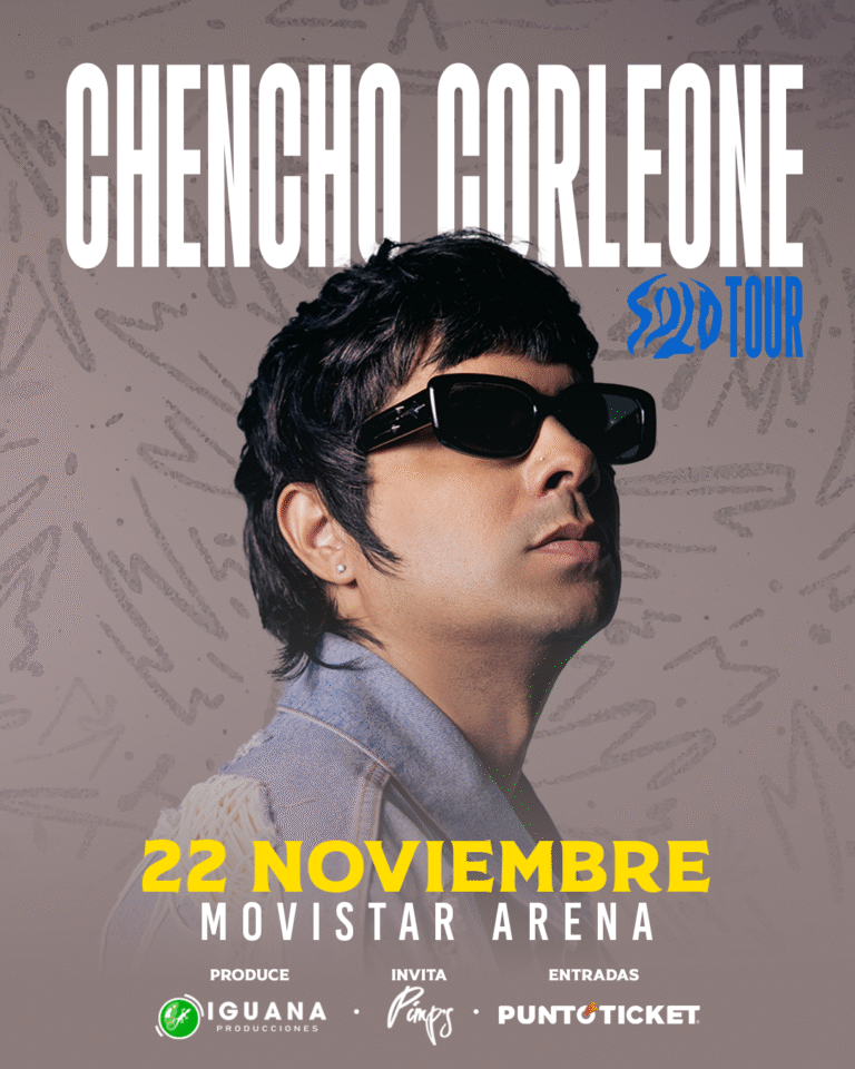 Chencho Corleone Presenta su “SOLO TOUR” en el Movistar Arena el 22 de Noviembre