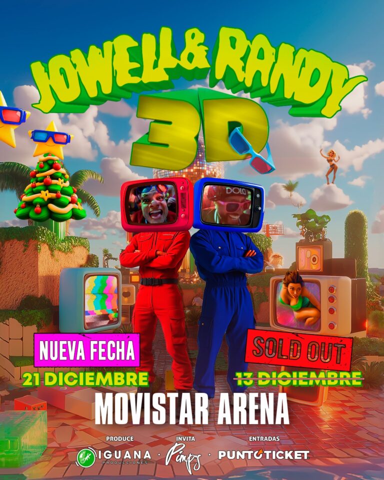 Jowell & Randy Confirman Segunda Fecha en el Movistar Arena para el 21 de Diciembre