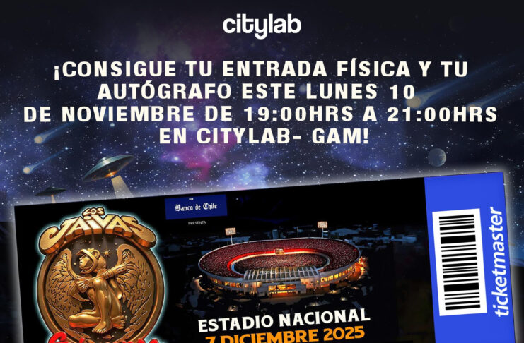 Los Jaivas invitan a jornada de firmas en Citylab GAM este lunes 10 de noviembre