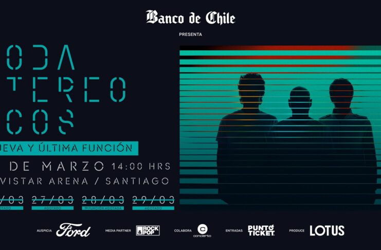 Soda Stereo Ecos anuncia quinta y última función en Movistar Arena